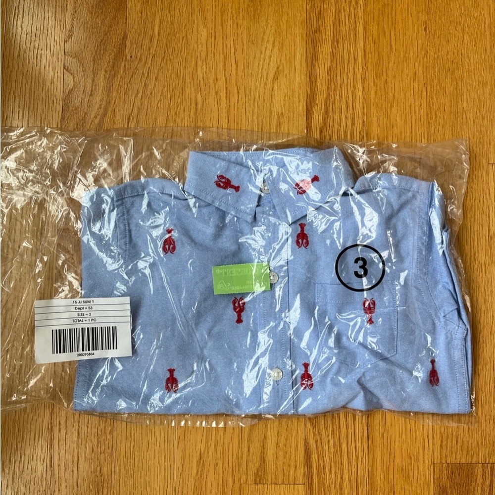 Janie and Jack Lobster Button Down